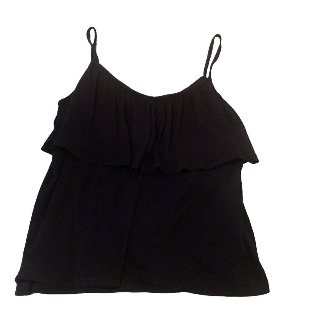 Black Layered Lightweight Cami Tank‎ - Picture 3 of 7